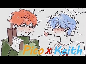 FNF | Pico x Boyfriend | Pico x Keith (BF) KISS!!! | Friday night funkin | ANIMATION MEME