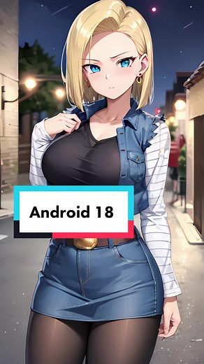 Android 18 #androide18 #dragonball #android18edit #db #fyp #stablediffusion