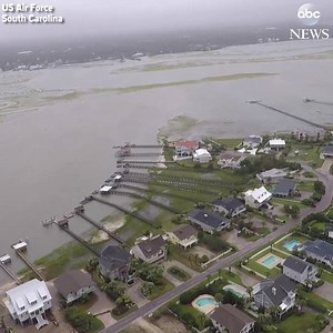 84K views · 248 reactions | Aerial footage shows major flooding around Charleston and Myrtle Beach, South Carolina, in the wake of #Florence. The city of Marion set the high-water mark in South Carolina state history with 18.13 inches of rain. https://abcn.ws/2D735eA | ABC News | Facebook