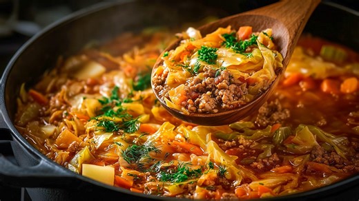 Quick Weeknight Cabbage Roll Soup