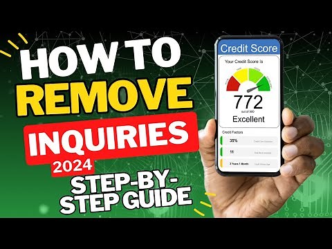 How To Remove Hard Inquiries Fast!! (2024)