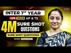 4M Sure Shot Tag Physics Questions | Inter 1st Year IPE 2025 AP & TS 📝 🔥 | Don’t Miss Out!