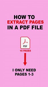 How to extract pages in pdf file #PDF #extractpdf #editpdf #educationalreels #tutorialreels #tutorialsvideos #rsthegreat #teacher #DepEd #DepEdPhilippines #tech | Reymond Pelonita Samoranos
