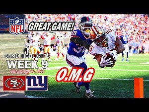 San Francisco 49ers vs New York Giants GAME Highlights WEEK 9 |2025 NFL Highlights