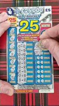£5 National Lottery scratch card #scratchcard #lottery #nationallottery #shorts