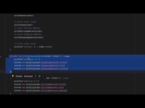 Refactoring 101 - Long Method