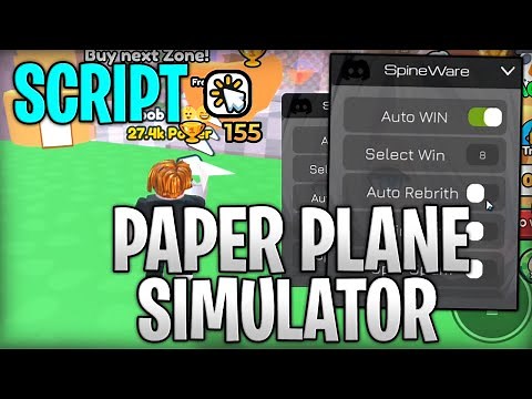 [UPD 3] Paper Plane Simulator Script - Auto Farm & Auto Win Roblox 2025