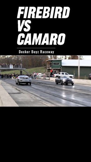 Firebird vs Camaro at Decker Boyz Raceway for Havoc In The Holler Cash Days True Street Round One Casey Miller vs Carlos Frkng Rican #cars #chevy #camaro #pontiac #transam #firebird #dragrace #racing #race #noprep #truestreet #kentucky #usa #reels #media | Aaron Robinson