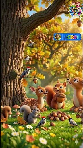 The Amazing Acorn Story 🌰 How Tiny Seed Becomes Giant Oak Tree | Kids Learning #cartoon