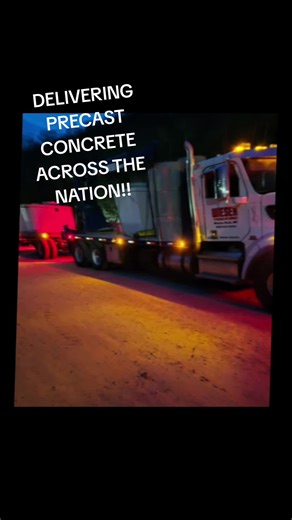Wieser Concrete is delivering precast concrete across the nation!! www.wieserconcrete.com #wiesertrucking #CapCut #wieserconcrete #bluecollar #trucker