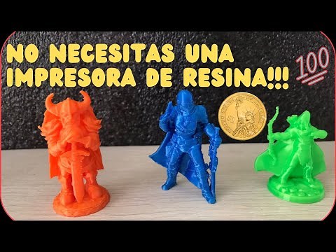 COMO IMPRIMIR MINIATURAS EN 3D !!!😉✅👍