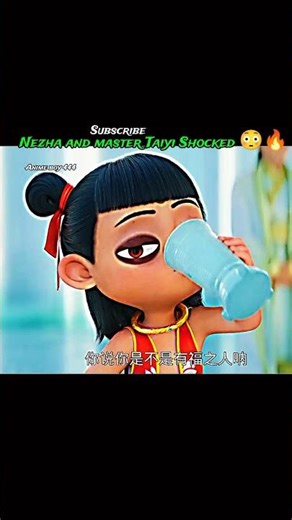 Nezha And Master Taiyi Shocked 😳🔥/#voiceacting #nezha #shorts #shortsfeed #entertainment #cartoon