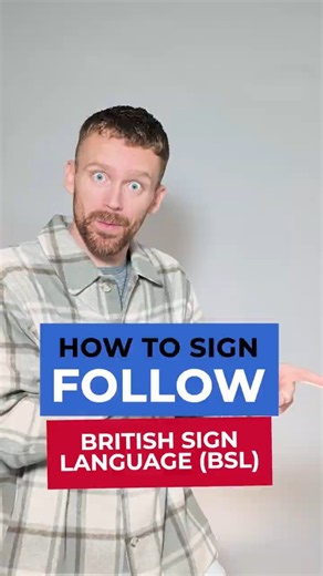 How to Sign "Follow" | BSL Sign of the Day 290