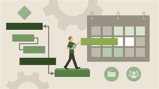 Videotutorial Aplicar formatos de texto a algunos tipos de tareas para destacarlas - Microsoft Project | LinkedIn Learning, antes Lynda.com