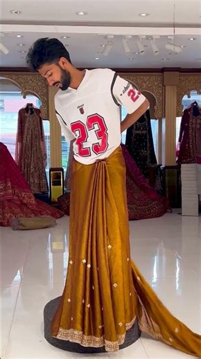 𝗛𝗼𝘄 𝘁𝗼 𝗪𝗲𝗮𝗿 𝗔 𝗦𝗮𝗿𝗲𝗲 #saree #shorts #threepiece #fashion #poroshmonisaree