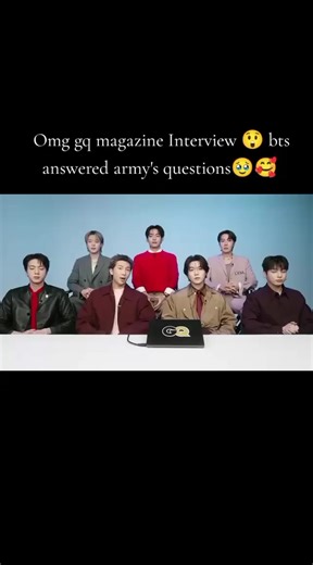 BTS's Insightful GQ Magazine Interview