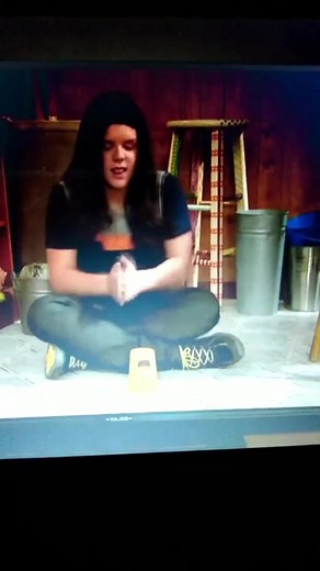 Jasper trying to sing the cup song