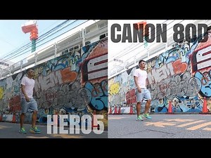 GoPro Hero5 vs Canon 80D | Video Quality Comparison