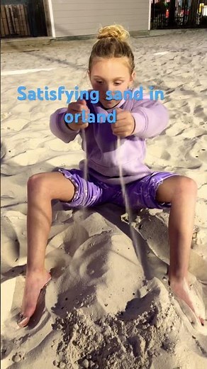 Trinity and Madison in Orlando playing in the sand