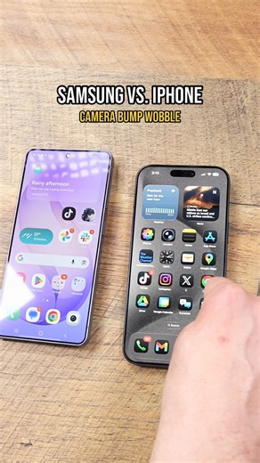 Samsung vs. iPhone: The ultimate camera bump wobble test