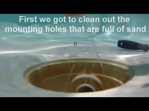 APS replacing the main drain cover