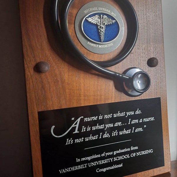 Personalized Nurse Stethoscope Recognition Plaque - Etsy