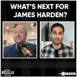 “I really think that he’s torn.” Will James Harden stay in Philly or leave for Houston? Shams Charania joined Ryen Russillo to discuss. Presented by FanDuel Sportsbook. | The Ringer