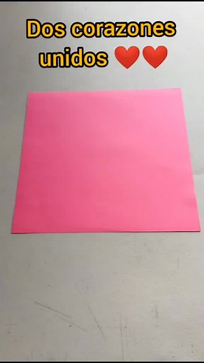 Origami: Cómo hacer dos corazones con una hoja - San Valentín