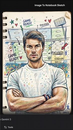 Turn Photos into Hand-Drawn Notebook Sketches in Seconds! (Gemini AI Tutorial)