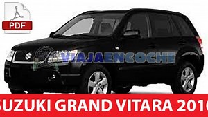 ▷ Manual del Suzuki Grand Vitara de 2010. PDF en español