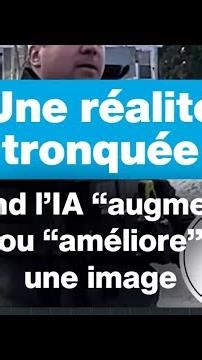 Une réalité tronquée ? Quand l’IA “augmente” ou “améliore” une image • FRANCE 24