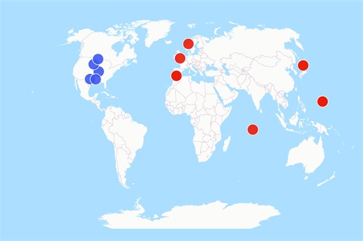 Following the US bomber task force around the world in 2025
