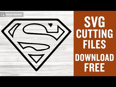 Superman Svg Free Cut File for Cricut