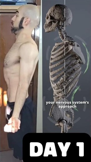 DAY 1 VS DAY 60 POSTURE CORRECTION #existencesource #posture #posturecorrection #motivation
