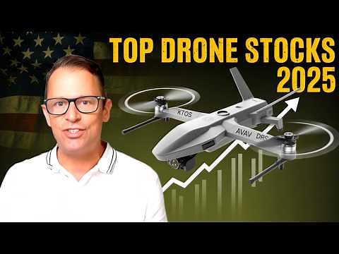 Top 9 Drone Stocks for 2025 | KTOS, DRS & the Future of Combat Tech