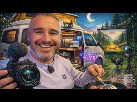 Silent van life ASMR | Cosy night in a micro camper
