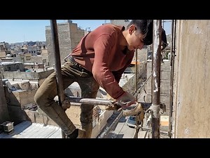 Building Scaffolding Installation Process , Dangerous Work In a High-Rise Building / How Is Made
