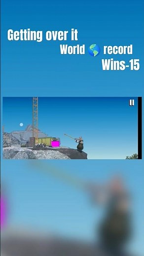 Getting Over It World Record | 15 Wins Gameplay Challenge