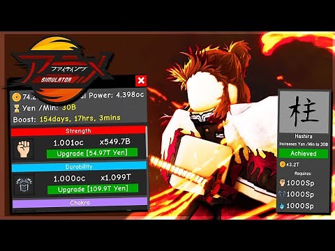 RENGOKU UNLOCKS *HASHIRA* RANK AND JOINS A PLAYERS CELL TOURNAMENT! ANIME FIGHTING SIMULATOR ROBLOX