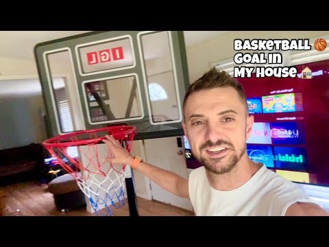 We Installed a Mini Basketball Hoop at Home