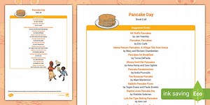 Pancake Day Book List