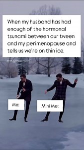 When my husband looks at me and our tween mid-argument and says, ‘You two are on thin ice,’ I know the hormonal tsunami has officially reached its peak. Perimenopause and puberty — two life transitions that often collide in one household. One moment we’re laughing, the next we’re both storming off like characters in a drama we never auditioned for. My husband? Stuck somewhere between referee and hostage. It’s not always easy, but understanding what’s going on inside our bodies and minds has made