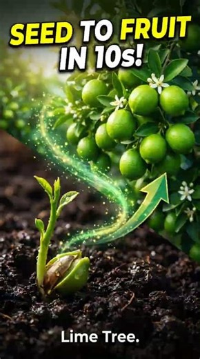 The Secret Life of a Lime Tree | Seed to Fruit #shorts #nature