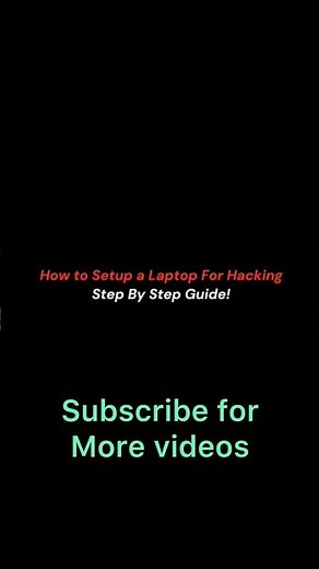 Cybersecurity Laptop Setup 😲