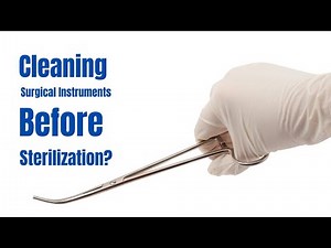 Why should you clean surgical instruments with multi enzyme cleaners before sterilization ?