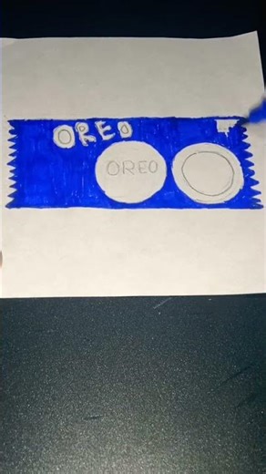 🍪 Oreo Sweet biscuit drawing! fun art idea watch till the end & don’t forget to subscribe drawing 🎨