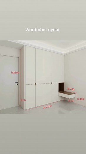 A wardrobe that incorporates a corner solution to any bedroom especially small ones 💫💡✨•••• • • #wardrobedetails #wardrobedesign | Tiffany Design Studio