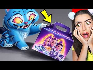 DO NOT ORDER *NEW* SAJA BOYS & HUNTR/X HAPPY MEAL at MCDONALDS at 3AM!! (CURSED Kpop Demon Hunters!)