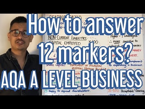 How to answer 12 markers? - A Level Business