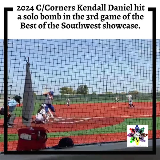 2024 C/Corners Kendall Daniel hit a solo bomb in the 3rd game of the Best of the Southwest showcase. #TeamCSA #NCAASoftball #CollegeSoftball #uncommited @KendallDaniel24 @sweetwater_softball @Go_Red_ @ednaudin @LeeVelazquez06 @16uGloryNaudin @TexasGlory @CSA_Athletes | Collegiate Sports Advocate | Facebook